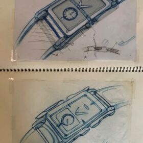 Wolkov watches design sketch