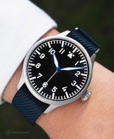 Archimede adjustable single pass NATO strap by watchbandit