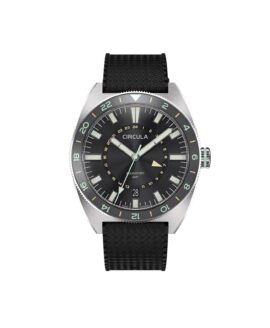 Circula - AquaSport GMT - Anthracite - Rubber-min