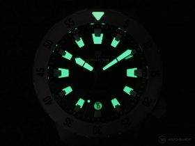 Draken Bengula Watch - lume shot