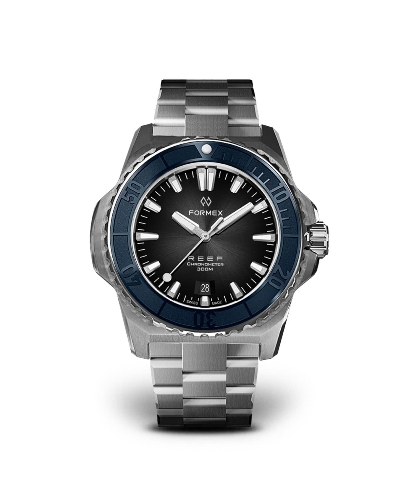 Formex - Reef - Automatic Chronometer COSC 300m_Black Dial Blue Bezel