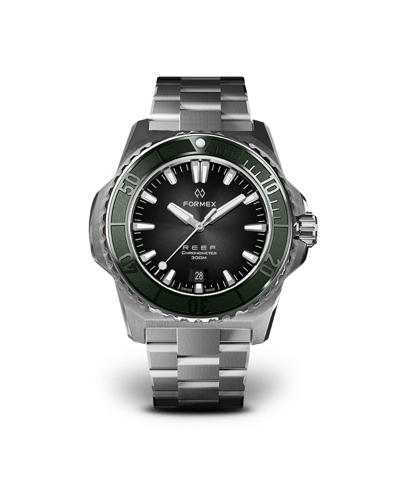 Formex - Reef - Automatic Chronometer COSC 300m_Black Dial Green Bezel