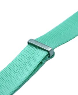 Herringbone Nato Strap - Mint Green - Side-min