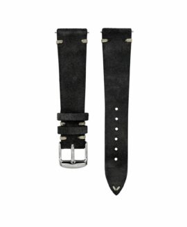 Jelsdal_Vintage Suede-Watch Strap-Dark Grey-min