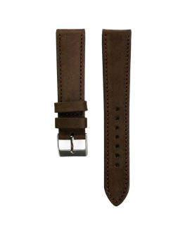 Pebro Premium Calfskin Watch Strap Coffee/Dark Brown No 579