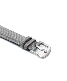 Premium Sailcloth watch strap light grey WB Original buckle