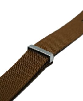 Ripped Nato Strap - Brown - Side-min