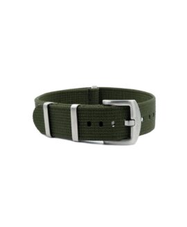 Ripped Nato Strap - Green - Front-min