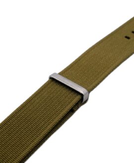 Ripped Nato Strap - Khaki - Side-min