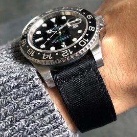 Rolex GMT Master II on Two Piece Nato strap front