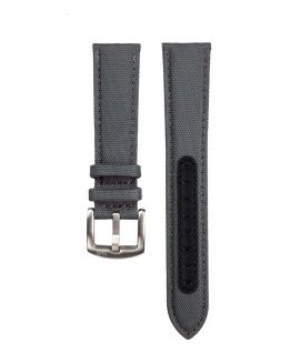 Premium Sailcloth watch strap dark grey WB Original front