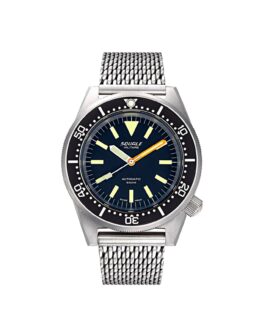 Squale - 1521 Series - 026 A - Militaire Sandblasted - Mesh Bracelet-min