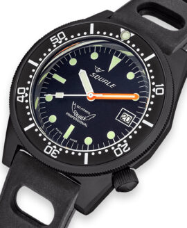 Squale-1521 Series-026-A-Sandblasted-PVD-CloseUp