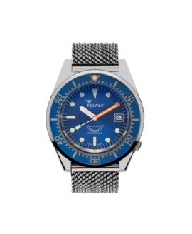 Squale - 1521 Series - 026A Polished Ocean - Mesh Bracelet-min