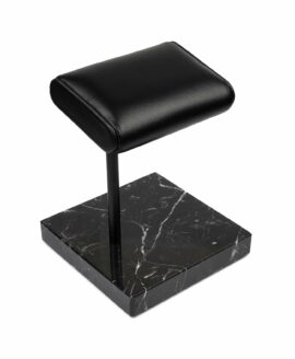 The Watch Stand - Single Stand - Black Saffiano1-min