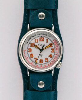 Vario - 1918 Medic - White Dial with Orange Lume - Forest Green-min