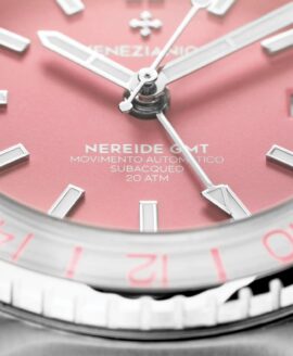 Venezianico - Nereide 39 - GMT Rosa - 3521506C-detail dial-min