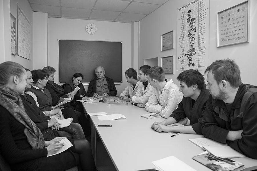 Raketa watches watchmaking school meeting