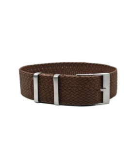 Watchbandit Premium Perlon Watch Strap - Brown