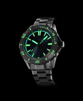 Zelos - Swordfish 40mm Ti - Emerald Green - Lume