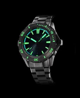 Zelos - Swordfish 40mm Ti - Salmon - Lume